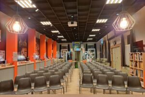 Binnen in het Bondsgebouw Druten